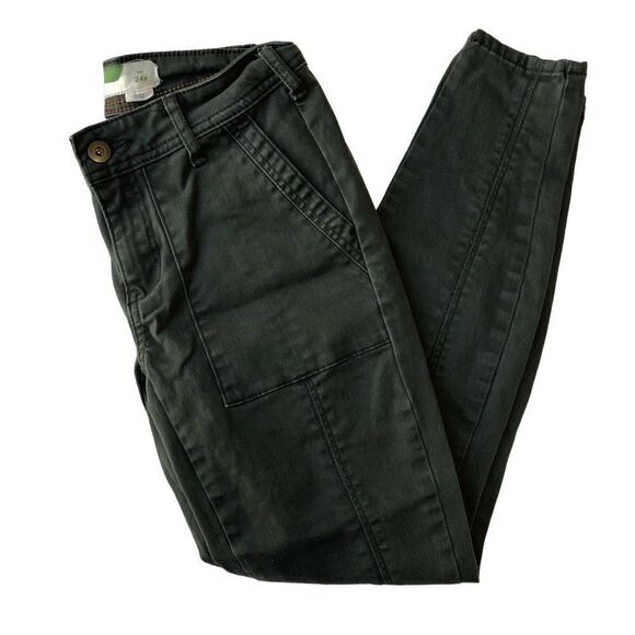 Anthropologie Green Utility Jeans - Women’s 24P - Picture 1 of 8
